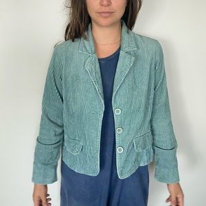 Blue corduroy jacket